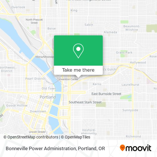 Bonneville Power Administration map