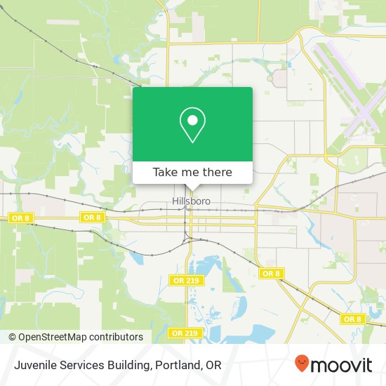 Juvenile Services Building map