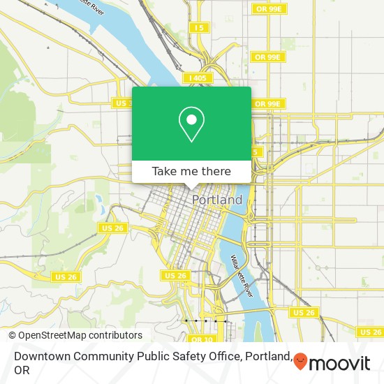 Downtown Community Public Safety Office map