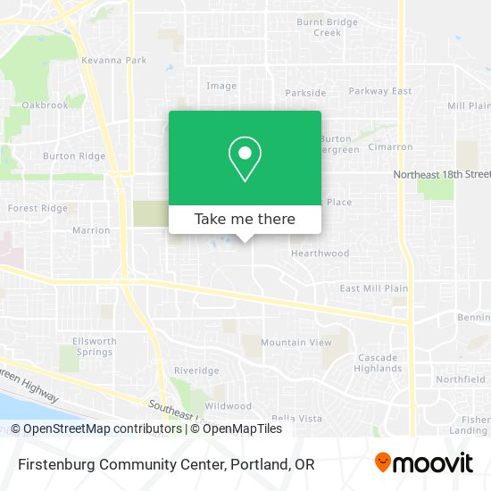 Firstenburg Community Center map