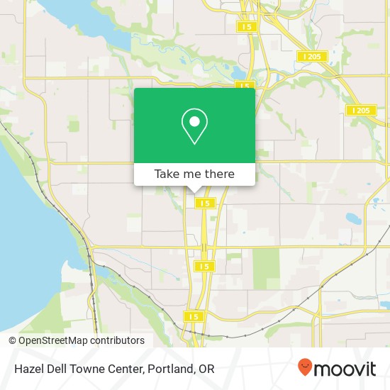 Mapa de Hazel Dell Towne Center