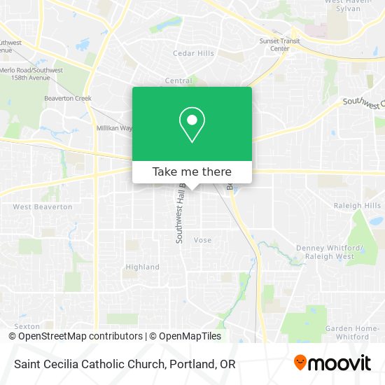 Mapa de Saint Cecilia Catholic Church