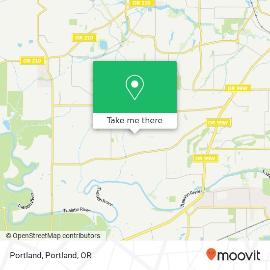 Portland map