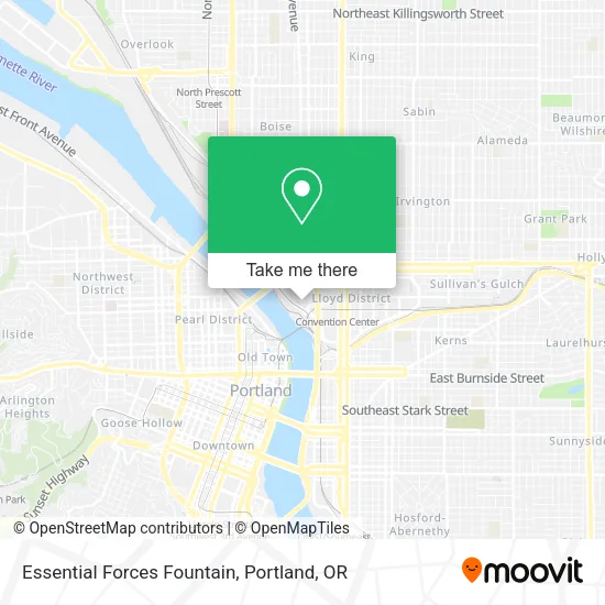 Mapa de Essential Forces Fountain