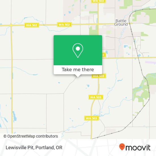 Lewisville Pit map