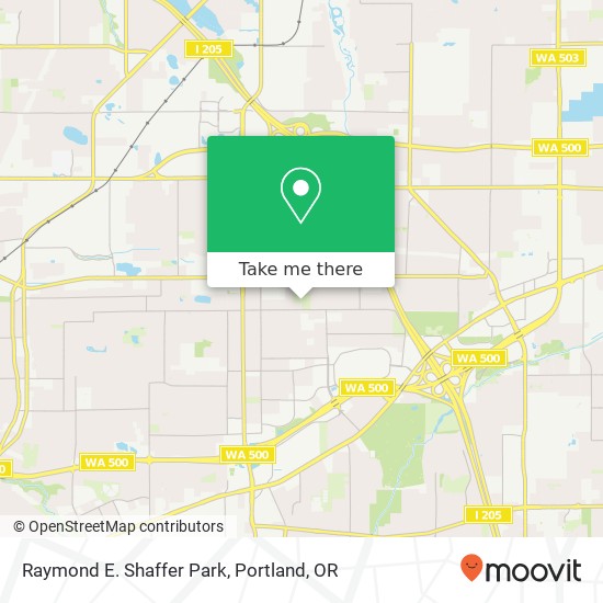 Mapa de Raymond E. Shaffer Park