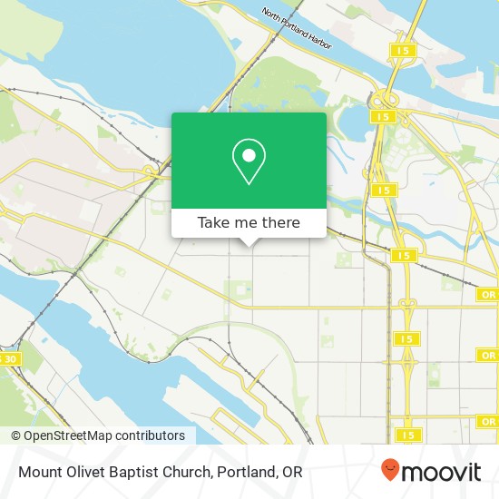 Mapa de Mount Olivet Baptist Church