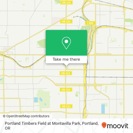 Mapa de Portland Timbers Field at Montavilla Park