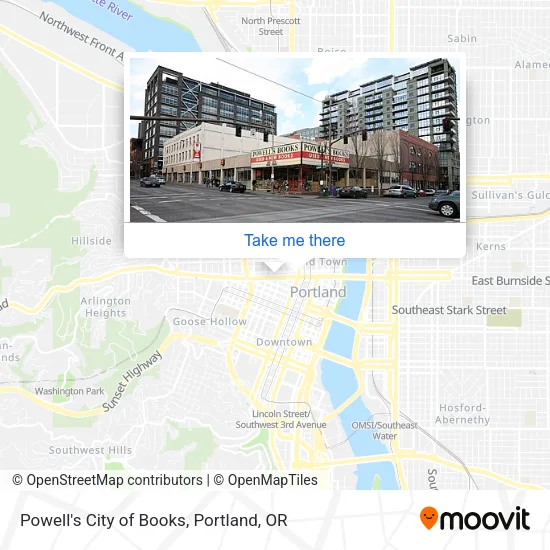 Mapa de Powell's City of Books