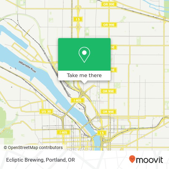 Ecliptic Brewing map