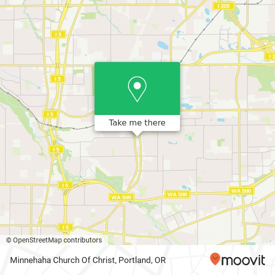 Mapa de Minnehaha Church Of Christ