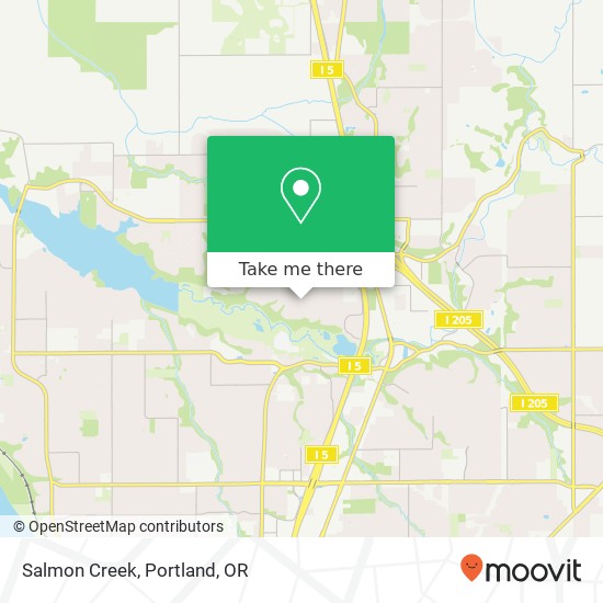 Salmon Creek map