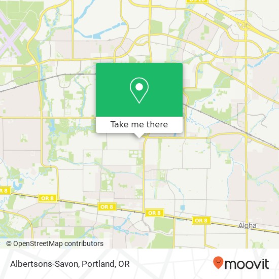 Albertsons-Savon map