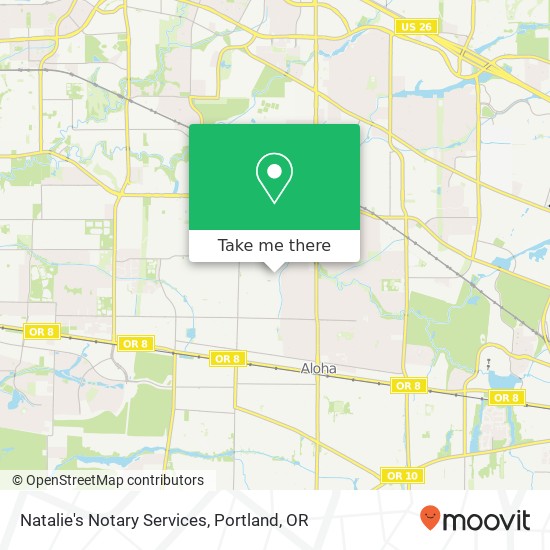 Mapa de Natalie's Notary Services