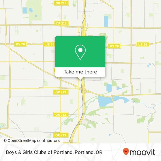 Boys & Girls Clubs of Portland map