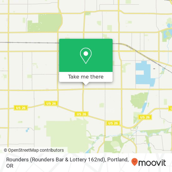 Mapa de Rounders (Rounders Bar & Lottery 162nd)