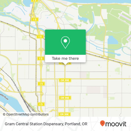 Mapa de Gram Central Station Dispensary