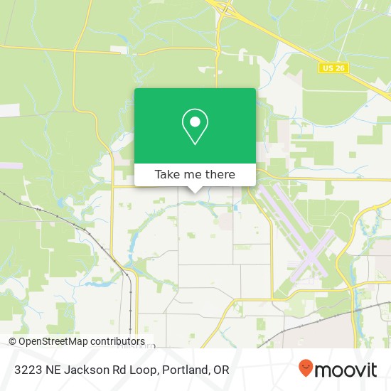 3223 NE Jackson Rd Loop map