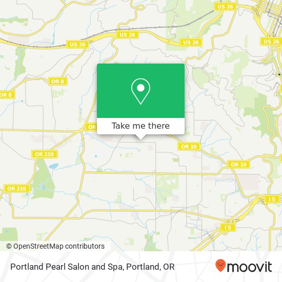 Portland Pearl Salon and Spa map