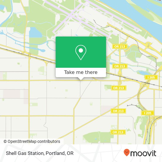 Shell Gas Station map