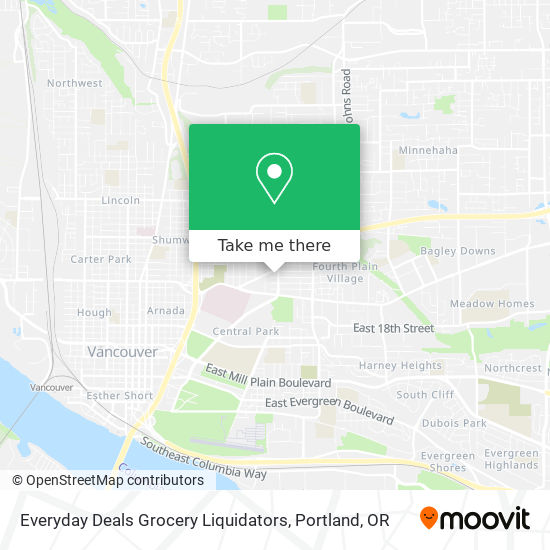 Everyday Deals Grocery Liquidators map