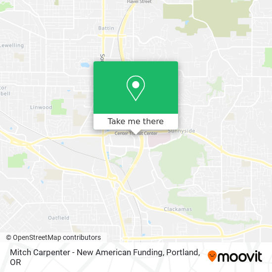 Mapa de Mitch Carpenter - New American Funding