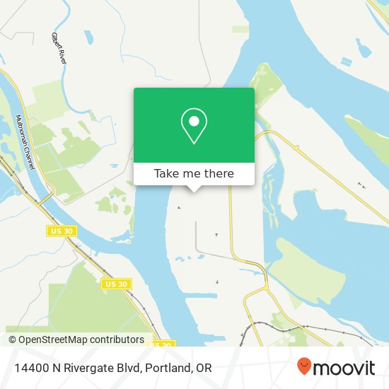 14400 N Rivergate Blvd map