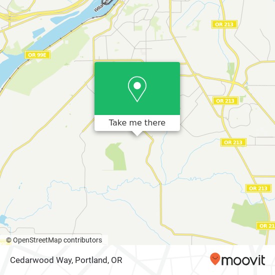 Mapa de Cedarwood Way