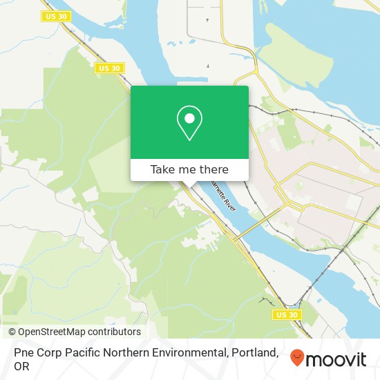 Mapa de Pne Corp Pacific Northern Environmental