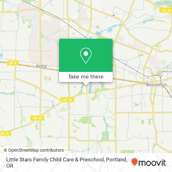 Mapa de Little Stars Family Child Care & Preschool