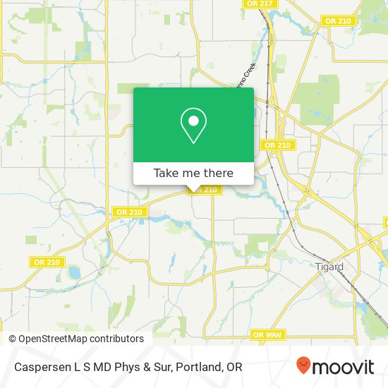 Caspersen L S MD Phys & Sur map