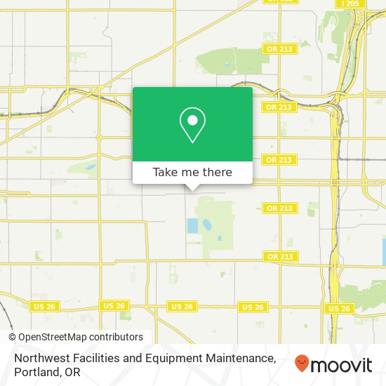 Mapa de Northwest Facilities and Equipment Maintenance