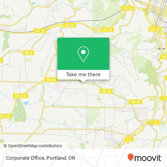 Corporate Office map