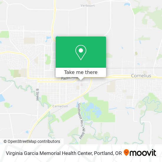 Mapa de Virginia Garcia Memorial Health Center