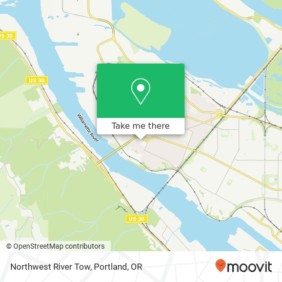 Northwest River Tow map