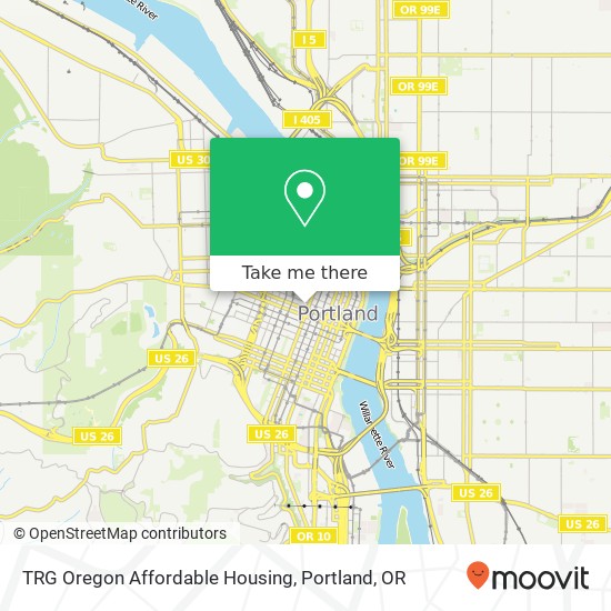 TRG Oregon Affordable Housing map