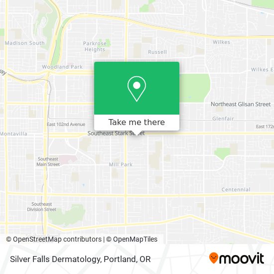 Silver Falls Dermatology map