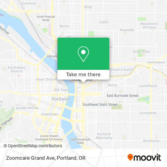 Mapa de Zoomcare Grand Ave