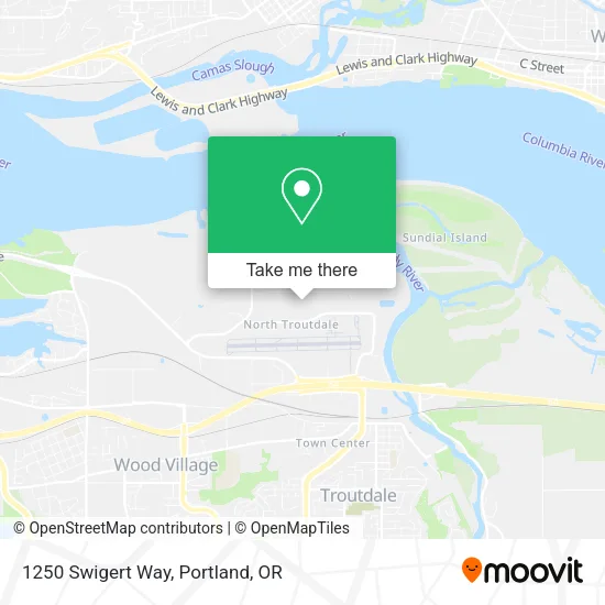 Mapa de 1250 Swigert Way