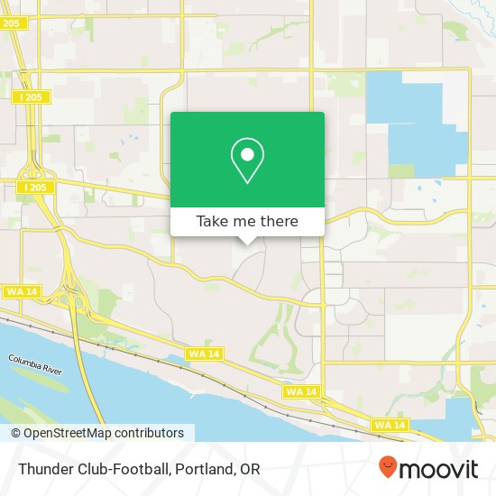 Thunder Club-Football map