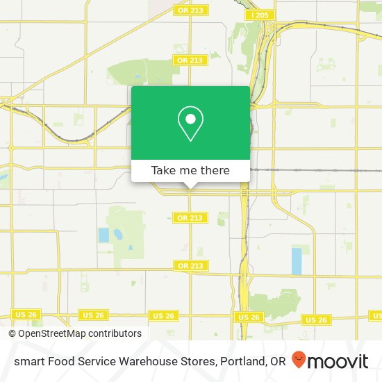 Mapa de smart Food Service Warehouse Stores