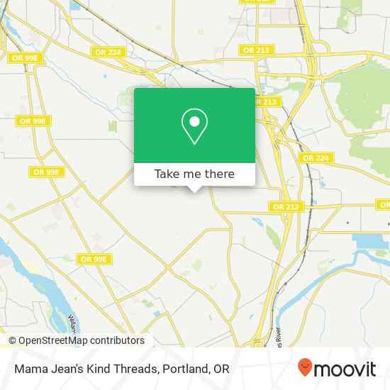 Mapa de Mama Jean's Kind Threads
