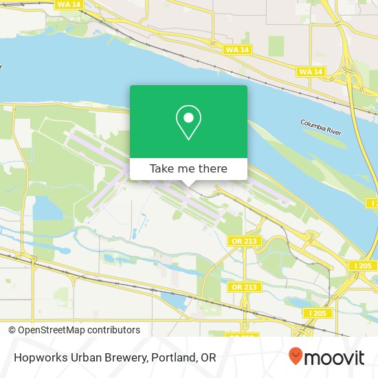 Mapa de Hopworks Urban Brewery