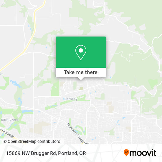 Mapa de 15869 NW Brugger Rd