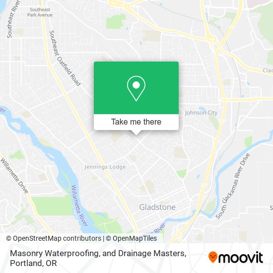 Mapa de Masonry Waterproofing, and Drainage Masters