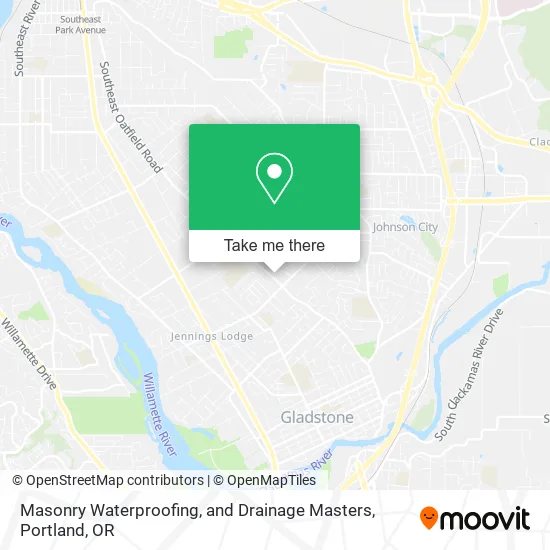 Mapa de Masonry Waterproofing, and Drainage Masters