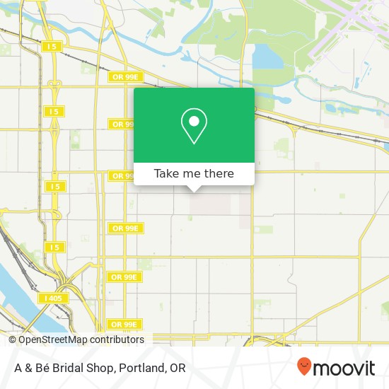 A & Bé Bridal Shop map