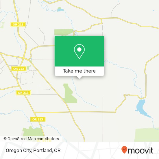 Mapa de Oregon City