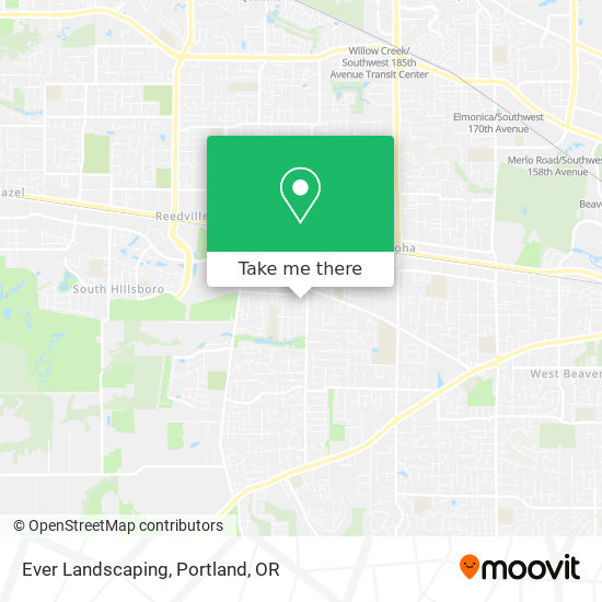 Ever Landscaping map