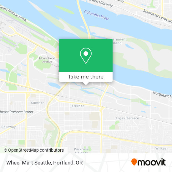 Wheel Mart Seattle map